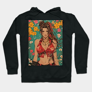 Final Fantasy VII Rebirth Aerith Gainsborough Fanart Hoodie